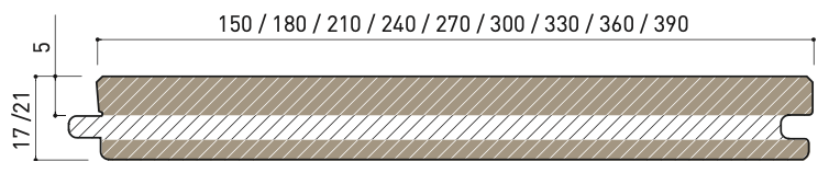 3-lags gulv